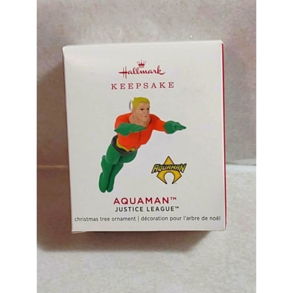 HALLMARK 2019 AQUAMAN MINIATURE DC COMICS KEEPSAKE ORNAMENT